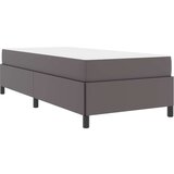  Posteljni okvir z vzmetnico Siva 100 x 200 cm Umetna koža | Shoptok.si