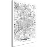 Slika - Map of Frankfurt (1 Part) Vertical 60x90 | shoptok.hr