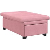 Krevet na razvlačenje Ružičasta 194 x 67 x 82 cm Baršun | Eponuda.com