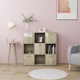 Ormarić za knjige boja hrasta 90x30x90 cm od konstruiranog drva | shoptok.hr