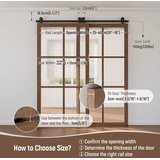 BONIKLUBA 229 cm dvojno vodilo za drsna vrata | Shoptok.si