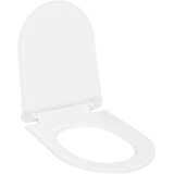 vidaXL WC deska s počasnim zapiranjem hitra namestitev bela, (21047704) | Shoptok.si