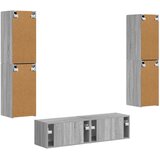  Set TV komoda 6 pcs Siva Sonoma Konstruirano drvo | Eponuda.com