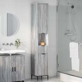  Kupaonski ormar s ladicama Siva Sonoma 31,5 x 33 x 190 cm | shoptok.hr