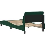  Okvir za krevet Dover tamnozeleni 90x190 cm baršunasti | Eponuda.ba
