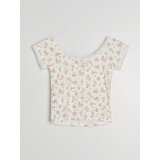 Sinsay Bluza s cvjetnim uzorkom s čipkastim obrubom | shoptok.hr