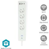 Nedis razdelilec, WIFIP313FWT, 4x 220V, 2m, bela Cene