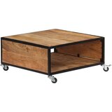  Klubska mizica 70x70x32 cm trden akacijev les | Shoptok.si