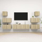  8-dijelni set TV ormarića boja hrasta sonome od iverice Cijene