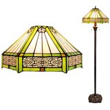 Brilagi Tiffany vitražna podna lampa EMERALD 2xE27/60W/230V Slike