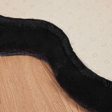  Umetno zajčje preproga Olite Črna 50 x 80 cm Poliester, (5000112061) | Shoptok.si