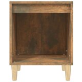  Noćni ormarići 2 kom boja dimljenog hrasta 40x35x50 cm | shoptok.hr