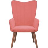  Stolica za opuštanje ružičasta baršunasta | shoptok.hr