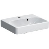 Geberit 500.222.01.1 Smyle Square 45 x 36 cm keramični umivalnik z odprtino za armaturo | Shoptok.si