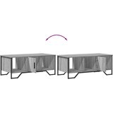 vidaXL Klubska mizica siva sonoma 100x51x40 cm inženirski les | Shoptok.si