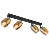 Globo 15560-4 - Spot svetiljka MILLEY 4xE27/40W/230V crna/mesing | Eponuda.com