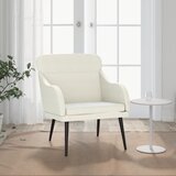 vidaXL Fotelj krem 63x76x80 cm žamet | Shoptok.si