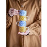 Bloomingville Modro-oranžne skodelice v kompletu za espresso 4 ks iz kamenine 155 ml Milton – | Shoptok.si