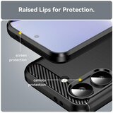 Techsuit Carbon Silicone maska za Xiaomi Poco X8 Pro – crna | shoptok.hr