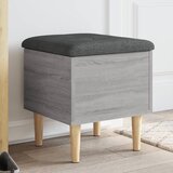 vidaXL Klupa za pohranu siva boja hrasta 42x42x46 cm konstruirano drvo Cijene