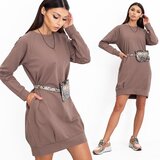 BASIC Feel Good Dress-RV-TU-5184.93P-brown | Shoptok.si