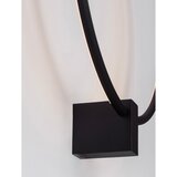 Nova Luce Mat črna aluminijasta LED zatemnitvena stenska svetilka Cercio – | Shoptok.si