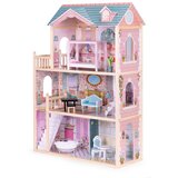 ECO TOYS drvena kuća za lutke, 11 komada namještaja Cijene