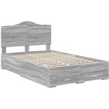  Konstrukcija postelje Siva Sonoma 135 x 190 cm Konstruiran les, (5000102277) | Shoptok.si