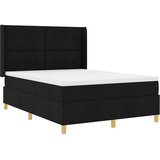 Box spring krevet s madracem Crna 140 x 200 cm tkanina | shoptok.hr