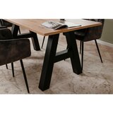 MID.YOU Jedilna miza , hrast artisan, črna | Shoptok.si