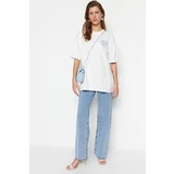 Trendyol T-Shirt - Ecru - Regular fit