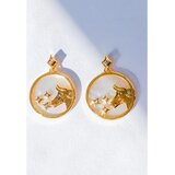 Fenzy Okrugle Naušnice, Taurus, Zlatne Boje | shoptok.hr