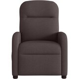  Naslonjač od tkanine tamnosmeđi | shoptok.hr