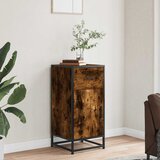  Komoda boja hrasta 35,5x35x76 cm konstruirano drvo i metal | shoptok.hr