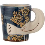 Bloomingville Mini Modra lončena skodelica 260 ml Hezha – | Shoptok.si