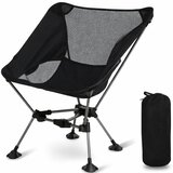 Home & Marker Prenosni zložljiv stol 55×62×30 cm, ergonomski, črn z Oxford blazino | PACKSEAT, (5000186987) Cene
