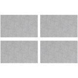  Stepenica Pravokutni 4 pcs Srebrno 50 x 30 cm Aluminij | shoptok.hr