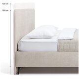 Bonami Selection Gorčično rumena oblazinjena zakonska postelja z letvenim dnom 180x200 cm Noira Slim – | Shoptok.si