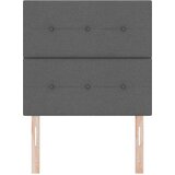  LED glava kreveta s LED trakama Tamno siva 80 cm tkanina | shoptok.hr