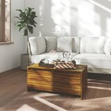 vidaXL Klubska mizica rjavi hrast 90x50x41,5 cm iverna plošča Cene
