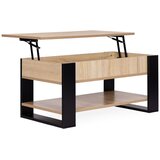 Modern Home stolić za kavu s podiznom i proširivom pločom 90 cm, spremnik za pohranu, polica, sonoma hrast | shoptok.hr