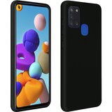 AVIZAR Ovitek za Samsung A21s iz poltrdnega silikona z mehkim zakljuckom - crn, (20719626) | Shoptok.si