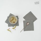 Linen Tales Kaki zeleni tekstilni podstavki za kozarce v kompletu 4 ks Khaki – Cene