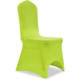 vidaXL Rastezljive navlake za stolice 4 kom Zelena boja | shoptok.hr