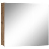 Støraa Stenska kopalniška omarica v hrastovem dekorju z ogledalom 80x70 cm Wisla – | Shoptok.si