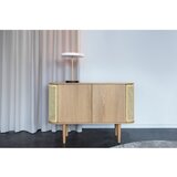 UMAGE Črno-bela kovinska LED zatemnitvena namizna svetilka s kovinskim senčilom (višina 41,5 cm) Asteria Table – | Shoptok.si