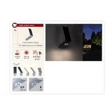 PAULMANN 94261 - LED/1,2W IP44 solarno zidno svetlo sa senzorom ILIAS 3,7V | Eponuda.com