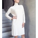  Beige shimmering midi dress with turtleneck Kusama | shoptok.hr