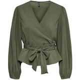 Pieces Bluza 'Naima' kaki | Shoptok.si