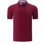 Dewberry T8582 MENS T-SHIRT-PLAIN BURGUNDY Cene